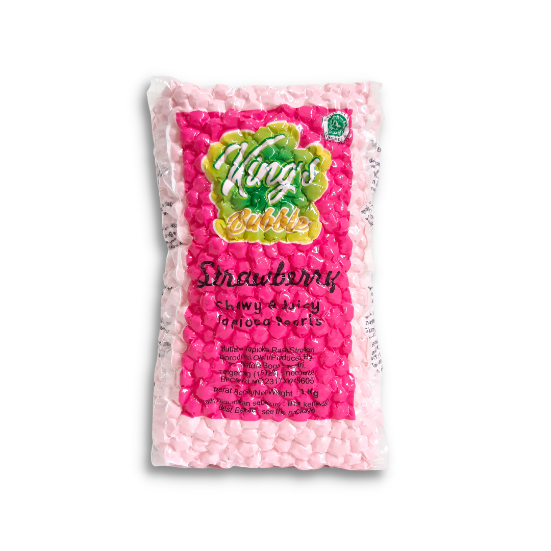 Boba Tapioka Strawberry King's Boba